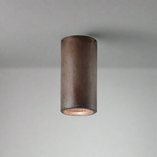 Lightco Girasoli Ceiling Light by Il Fanale. Solid Brass surface mounted downlights. Aged brass surface mounted LED downlights. Rustic finish surface mounted LED downlights.