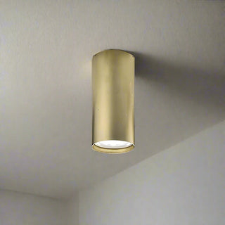 Lightco Girasoli Ceiling Light by Il Fanale. Solid Brass surface mounted downlights. Aged brass surface mounted LED downlights. Rustic finish surface mounted LED downlights.