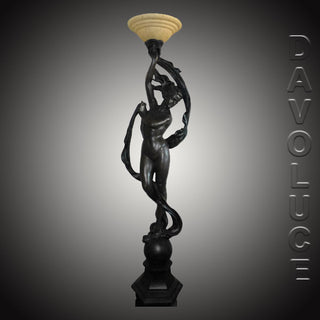 Indianna Lady Floor Lamp from Davoluce Lighting - Beautiful, sophisticated floor lamp inspired of Art Deco style