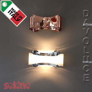 1069-025 - Ionica LED Copper wall light by Selène Illuminazione. Ideal for Bedrooms, hallways. Can be used as a wall up-lighter or reading lamp mounted next to bed head. Spy can be mounted in any direction. Australia wide delivery by Davoluce