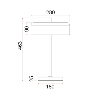 KELLO: Interior Drum Shade Table Lamp