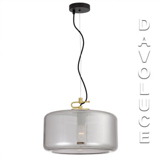 Telbix KOROVA 1LT Large Pendant With Smoke glass. Best pendant lights for hallways, Smoke glass pendants for living room, pendant lights for bedrooms Australia, modern pendant lighting above dining tables are available from Davoluce Lighting