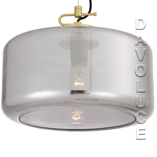 Telbix KOROVA 1LT Large Pendant With Smoke glass. Best pendant lights for hallways, Smoke glass pendants for living room, pendant lights for bedrooms Australia, modern pendant lighting above dining tables are available from Davoluce Lighting