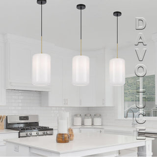 Telbix KOROVA 1LT Medium Pendant With Opal glass. best pendant lights for hallways, pendants for kitchen island, bedside pendant lights Australia, modern pendant lighting for restaurants Available from Davoluce Lighting