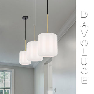 Telbix KOROVA 1LT Small Pendant With Opal glass. best pendant lights for hallways, pendants for kitchen island, bedside pendant lights Australia, modern pendant lighting for restaurants Available from Davoluce Lighting