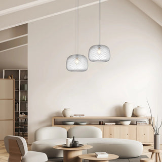 CLA LABU: Interior Dome Glass with Segments Pendant Lights