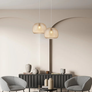 CLA LABU: Interior Dome Glass with Segments Pendant Lights