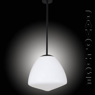 CIOTOLA5: Interior Tipped Dome Frosted Glass Pendant Lights. Davoluce Lighting