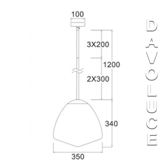 CIOTOLA6: Interior Tipped Dome Frosted Glass Pendant Lights. Davoluce Lighting