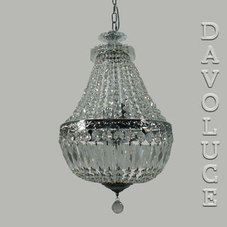 LE PAVILLON Chrome Basket Small 30 3LT design by Lighting Inspirations | Davoluce lighting | We have a great long term commitment, passion and pride in the Australian lighting industry. National Delivery 