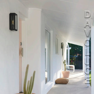 Lille Medium Exterior Wall Light With Clear Glass