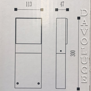 UOWLIZETTE-300 - UGE Lighting - Lizette 300mm Garden Bollard. We have the biggest range of LED up and down wall lights on display in our Elsternwick showroom. Davoluce Lighting offers world wide delivery to most of our products. led up and down lights