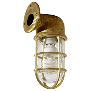 Harbour Outdoor Wall Bunker Light Solid Brass
