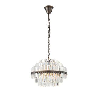 Evelyn Medium 50cm 4 Light Chandelier Antique Brass