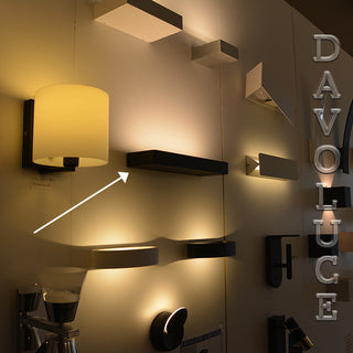 UP 20W LED Wall Light Black or White from Lightel | Davoluce Lighting | Italian made LED wall washer lights, led wall uplighters, led ceiling wall washer, Italian made wall lights from Davoluce Lighting. Australia wide delivery