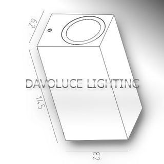 Lightel - LTH2621-Upwards/Downwards Facing Wall Box | DaVoluce