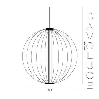 LumiLuxe 60cm 10W LED Dimmable Carbon Pendant. We have large selection of modern led pendant lights, modern LED pendant lights Australia, large spherical pendant lights Melbourne. Round pendant lights Sydney. Australia wide delivery from Davoluce Lighting