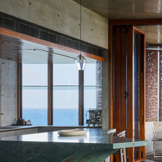 Parlour Geo Pendant Light with Clear Glass by Lighting Republic