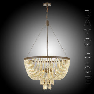 MDA Lighting Maddisson Natural Pendant 5, Davoluce Lighting