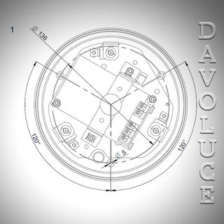 8007 Mr Magoo Pendant 32W 755mm | ItalStyle | made in Italy | Davoluce -  Italian Made - Translucent Glass Pendant - Round, Oval, Elliptic shape round glass pendant suspension handmade in Italy