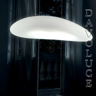 8007 Mr Magoo Pendant 32W 755mm | ItalStyle | made in Italy | Davoluce -  Italian Made - Translucent Glass Pendant - Round, Oval, Elliptic shape round glass pendant suspension handmade in Italy