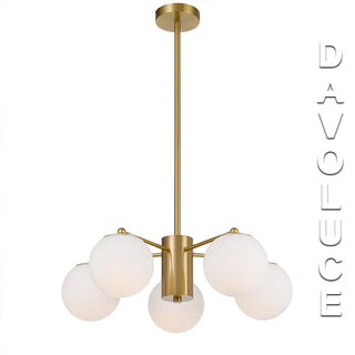 Telbix MARSTEN 5 Lights Pendant - Antique Gold. We have huge selection of antique gold pendant lights on display, contemporary style pendants Melbourne, Modern style light fittings Sydney. Best lighting shops in Australia. Davoluce Lighting