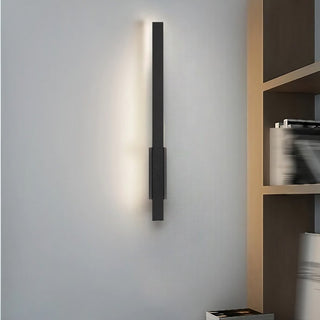 Telbix Masto 1 Light Wall Light from $75.50. Outdoor long wall lights, external long wall lights, exterior linear wall lights, Telbix outdoor wall lights, Modern back lit wall lights. Wall lights for hallways, wall lights for corridors. 