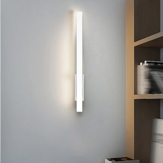 Telbix Masto 1 Light Wall Light from $75.50. Outdoor long wall lights, external long wall lights, exterior linear wall lights, Telbix outdoor wall lights, Modern back lit wall lights. Wall lights for hallways, wall lights for corridors. 