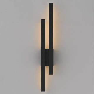 Telbix Masto 2 Light Wall Light from $127.00. Outdoor long wall lights, external long wall lights, exterior linear wall lights, Telbix outdoor wall lights, Modern back lit wall lights. Wall lights for hallways, wall lights for corridors. 