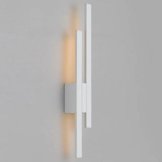 Telbix Masto 2 Light Wall Light from $127.00. Outdoor long wall lights, external long wall lights, exterior linear wall lights, Telbix outdoor wall lights, Modern back lit wall lights. Wall lights for hallways, wall lights for corridors. 