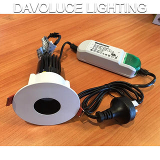 MDL-901 White Fixed Pin Hole Dimmable LED Downlight, From Telbix Australia - Davoluce Lighting