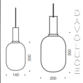 Telbix Bonura Pendant 20 Clear/Nickel, Davoluce Lighting