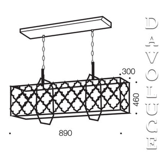 Telbix Mimosa 89cm Crystal Pendant by Telbix from Davoluce Lighting Sale