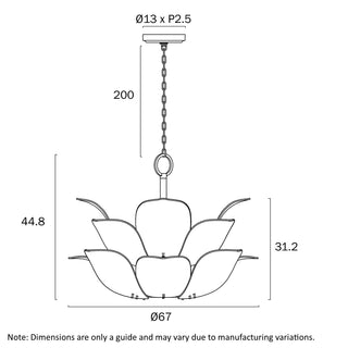 MONTE 8 LIGHT PENDANT