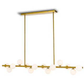 Telbix Moran 14 Lights Antique Gold Pendant With Opal Glasses. Modern pendants for bedrooms, Pendant lights for bathrooms and ensuites, Black pendant lights for kitchen benches. Best selection of Pendant lights in Australia available from Davoluce