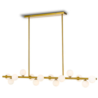 Telbix Moran 14 Lights Antique Gold Pendant With Opal Glasses. Modern pendants for bedrooms, Pendant lights for bathrooms and ensuites, Black pendant lights for kitchen benches. Best selection of Pendant lights in Australia available from Davoluce