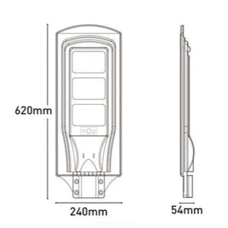 Espilon II 2000lm Solar Streetlight with Remote