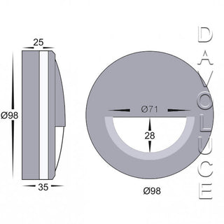 HAVIT HV2961, Vencha Manix 5w Surface Mounted Step Light. Davoluce Lighting