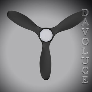 202969 202971 NOOSA 52" 1320mm DC Motor 3 Blades ABS with Light Fan from Eglo | Davoluce Lighting. Quiet, Low Energy Consumption Cheap Ceiling Fan DC motors. Suitable for indoor as well as outdoor under covered installation.