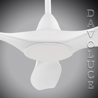 202969 202971 NOOSA 52" 1320mm DC Motor 3 Blades ABS with Light Fan from Eglo | Davoluce Lighting. Quiet, Low Energy Consumption Cheap Ceiling Fan DC motors. Suitable for indoor as well as outdoor under covered installation.