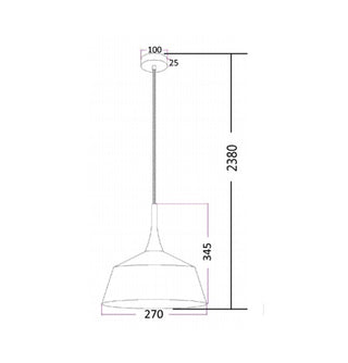 Nordic 1 pendant from CLA Lighting, Davoluce Lighting