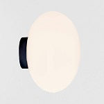 ORB 150mm Ø Opal Glass wall lightUWL-ORB150-BLK