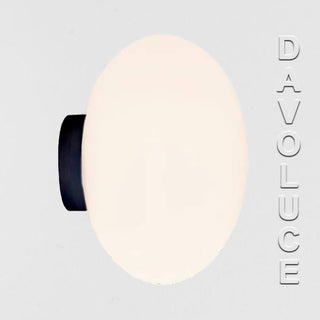 UGE ORB 150mm Ø Opal Glass Wall Light, Similar to FLOS Mini Glo-Ball Ceiling/Wall Mirror Light. Davoluce Lighting