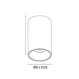 Telbix OREN 18W Surface Mounted Downlight
