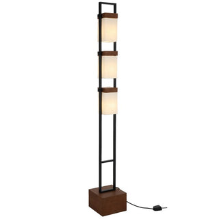 Telbix Osada 3 Light Floor Lamp . Japanese inspired Floor Lamps for sale. Timber contemporary Floor Lamp Sydney. Floor Lamps for sale online.