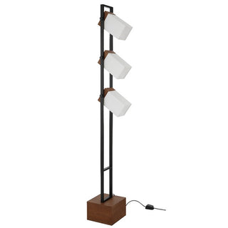 Telbix Osada 3 Light Floor Lamp . Japanese inspired Floor Lamps for sale. Timber contemporary Floor Lamp Sydney. Floor Lamps for sale online.