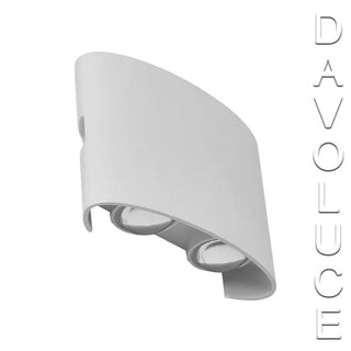 Vencha 5505079-WH Opula 2 Wall Light White. Davoluce Lighting has one of the best selection of exterior up & down modern wall lights In Australia. Vencha Lighting outdoor LED wall lights on display at Davoluce Lighting Showroom in Elsternwick, Victoria