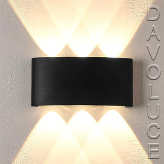 Vencha 5505080-BK Opula 3 Wall Light Black. Davoluce Lighting has one of the best selection of exterior up & down modern wall lights In Australia. Vencha Lighting outdoor LED wall lights on display at Davoluce Lighting Showroom in Elsternwick, Victoria