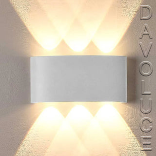 Vencha 5505080-WH Opula 3 Wall Light White. Davoluce Lighting has one of the best selection of exterior up & down modern wall lights In Australia. Vencha Lighting outdoor LED wall lights on display at Davoluce Lighting Showroom in Elsternwick, Victoria