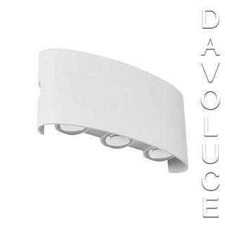 Vencha 5505080-WH Opula 3 Wall Light White. Davoluce Lighting has one of the best selection of exterior up & down modern wall lights In Australia. Vencha Lighting outdoor LED wall lights on display at Davoluce Lighting Showroom in Elsternwick, Victoria